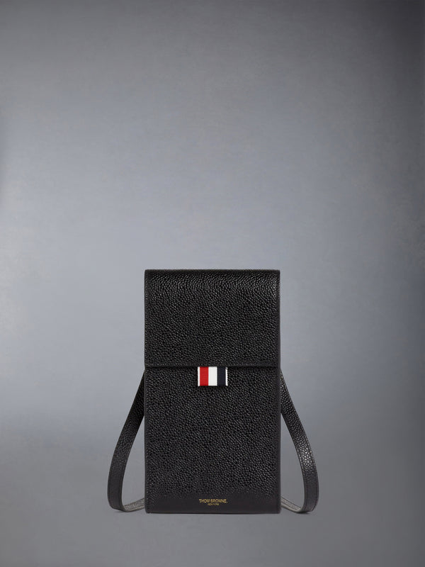 PEBBLE GRAIN FLAP CROSSBODY PHONE HOLDER - featured image