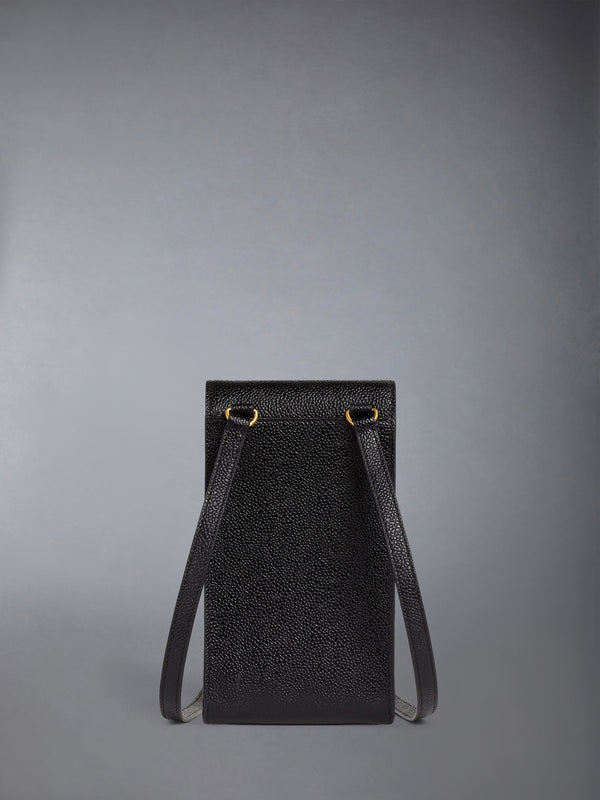 PEBBLE GRAIN FLAP CROSSBODY PHONE HOLDER - image 3