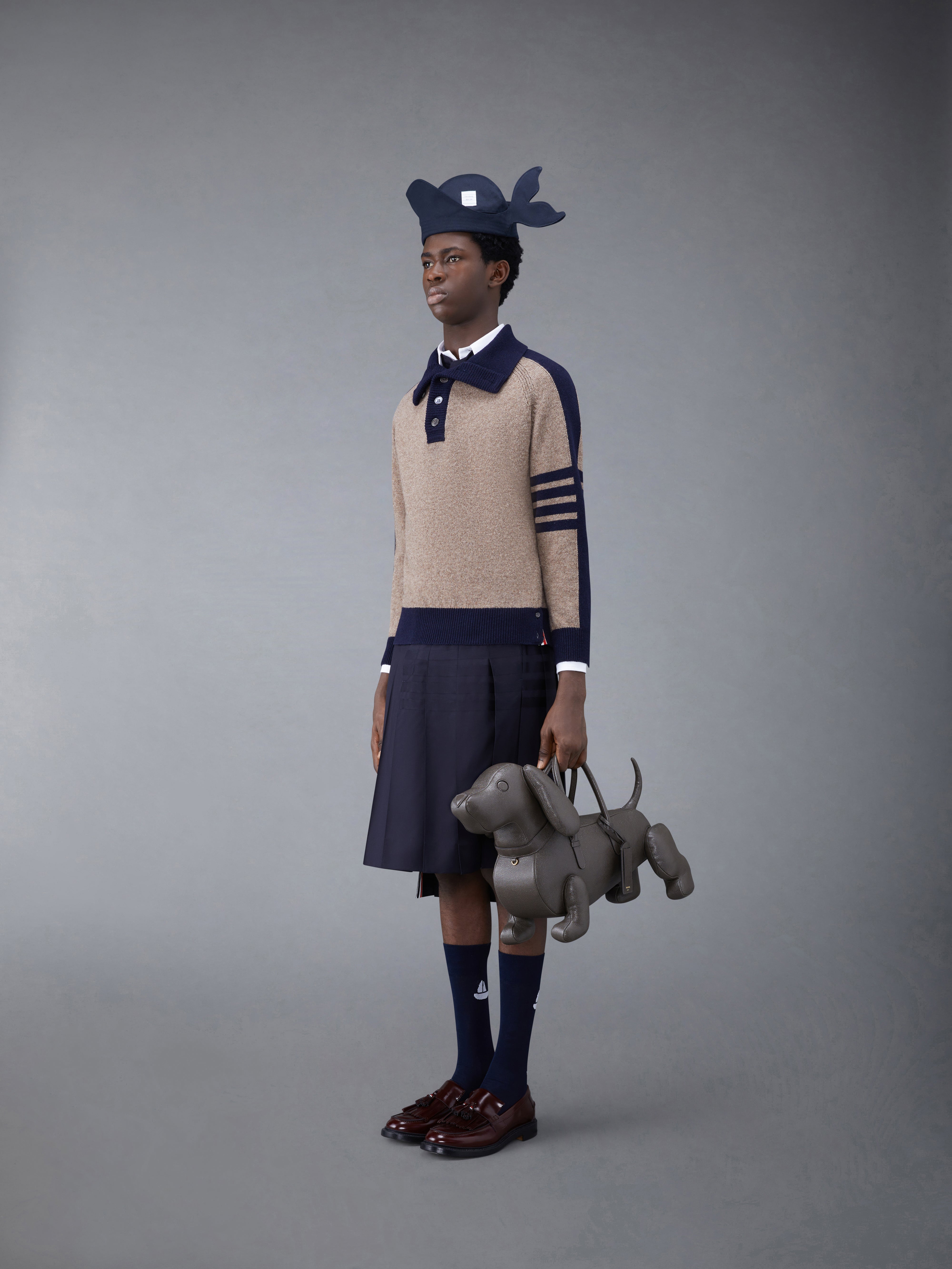 Hector Bag In Pebble Grain | Thom Browne