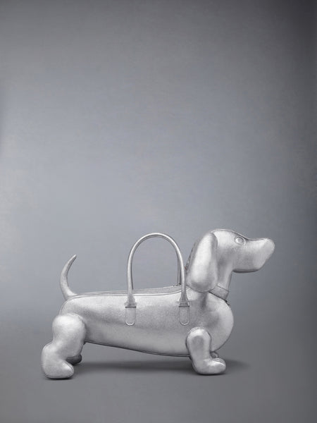 페블 그레인 실버 헥터 백 실버