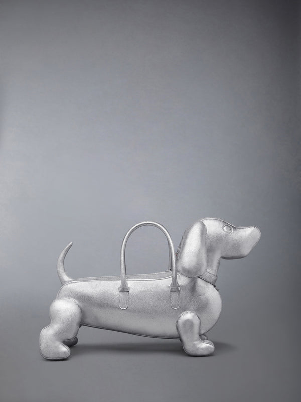 페블 그레인 실버 헥터 백 - image 3