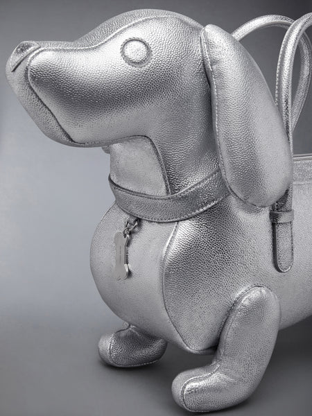 페블 그레인 실버 헥터 백 실버