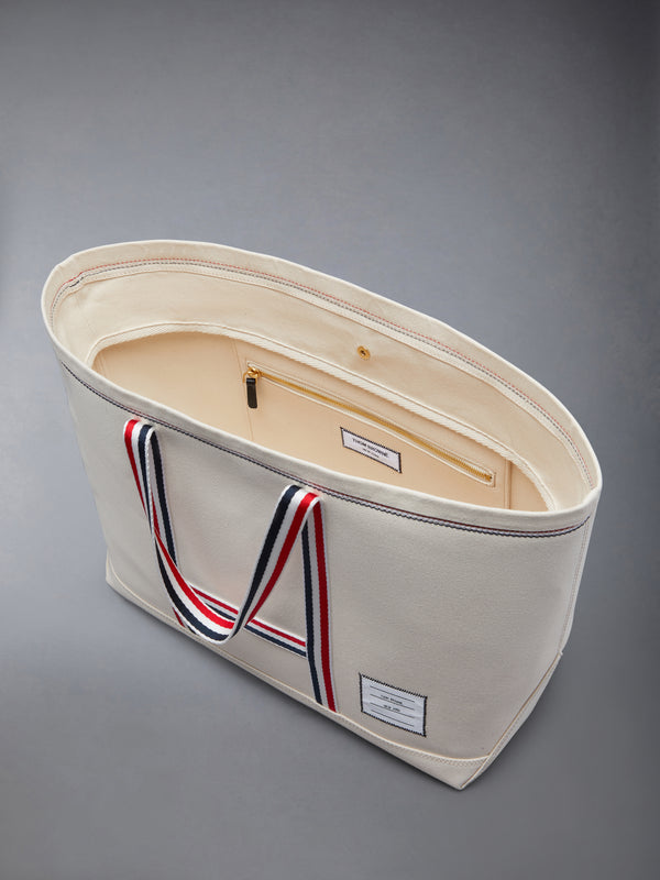 CANVAS STRIPE MEDIUM TOOL TOTE