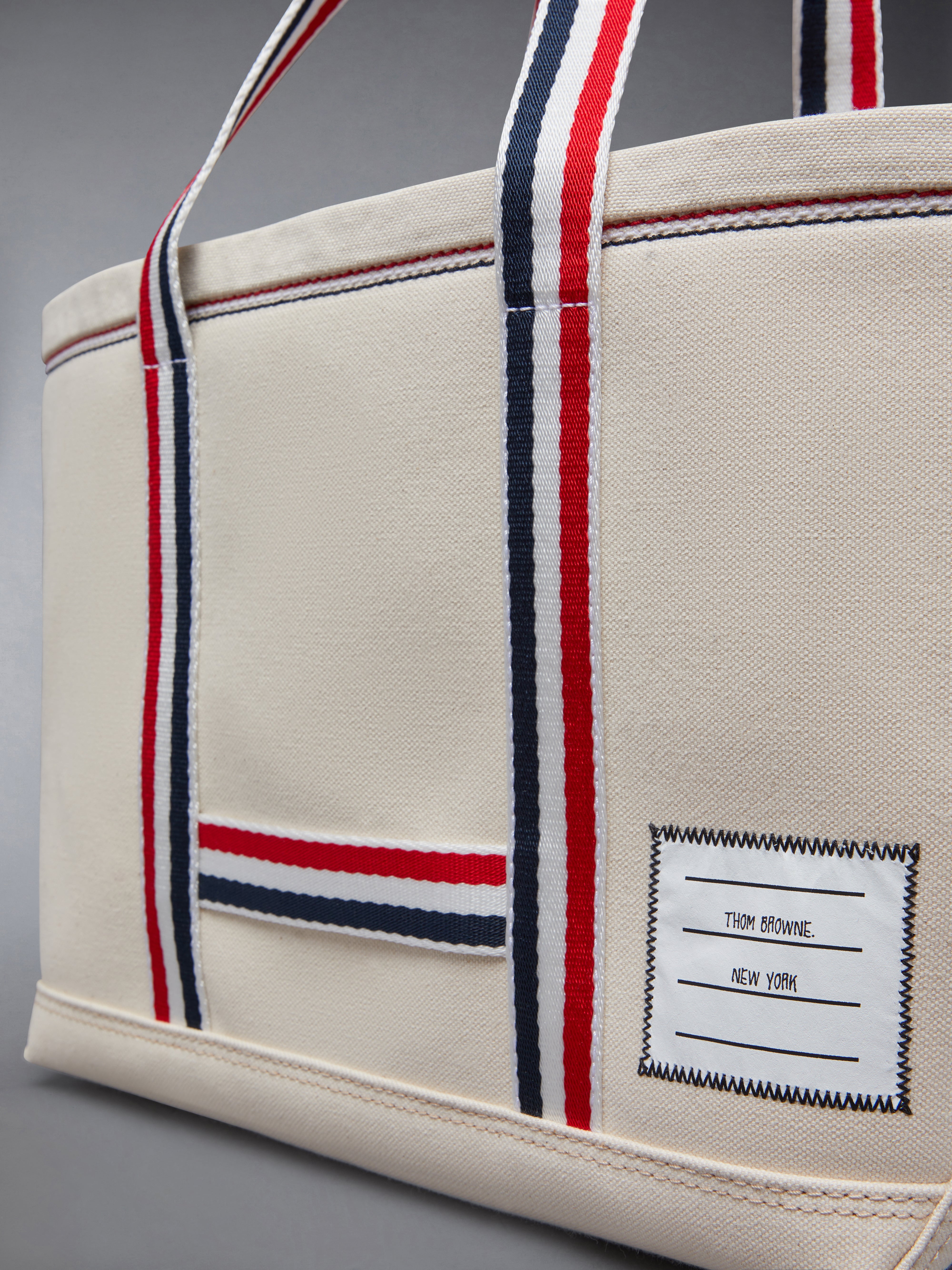 ダブルフェイスキャンバス スモールツールトート | Thom Browne