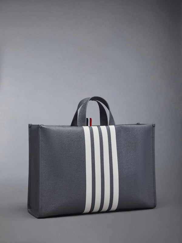 PEBBLE GRAIN 4-BAR SQUARED TOTE - image 2