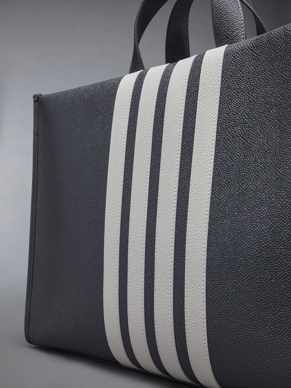 PEBBLE GRAIN 4-BAR SQUARED TOTE - image 7