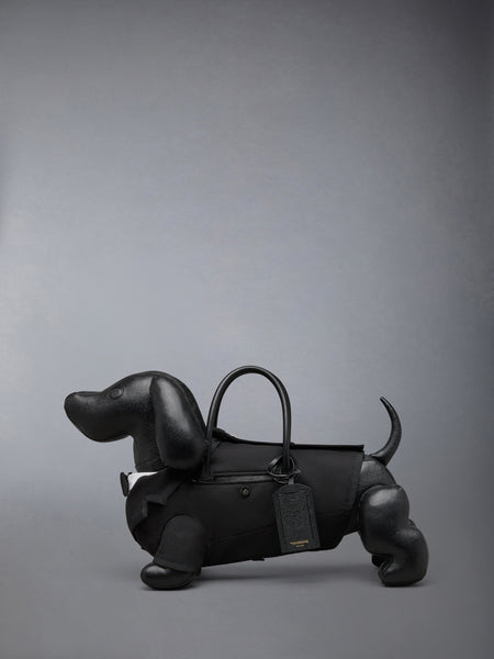 TUXEDO HECTOR BAG IN PEBBLE GRAIN LEATHER BLACK