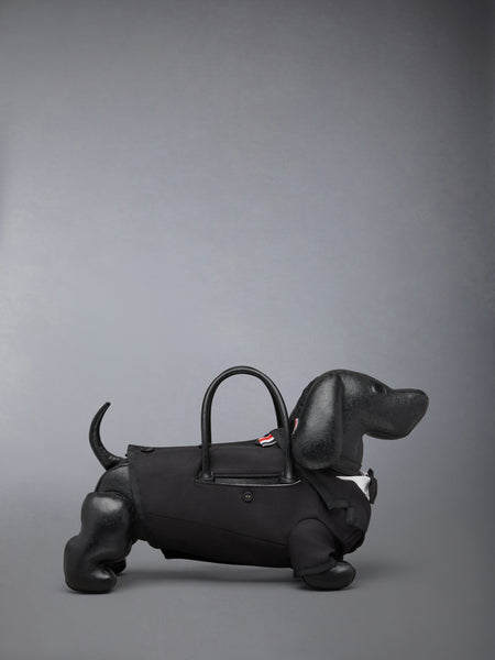 TUXEDO HECTOR BAG IN PEBBLE GRAIN LEATHER BLACK