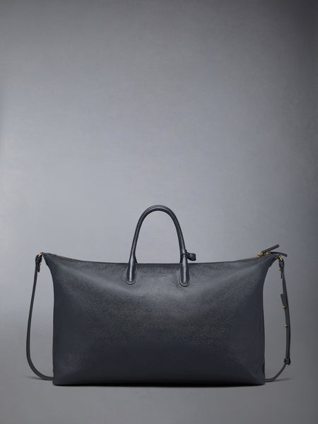 PEBBLE GRAIN DUFFLE BLACK