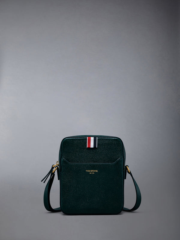 PEBBLE GRAIN LEATHER VERTICAL CAMERA BAG - featured image