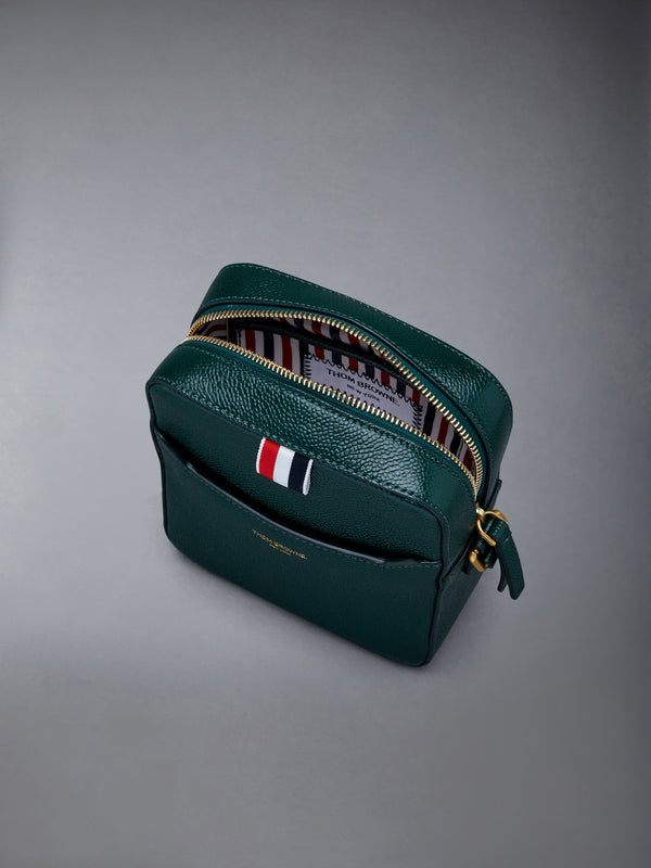 PEBBLE GRAIN LEATHER VERTICAL CAMERA BAG - image 5