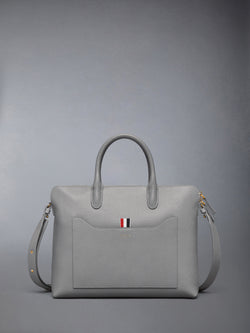 PEBBLE GRAIN SLIM BRIEFCASE