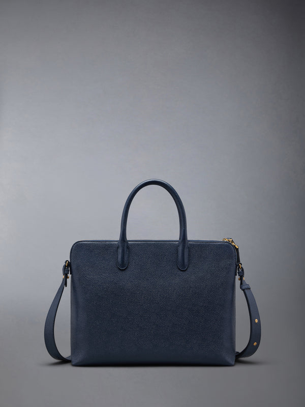 PEBBLE GRAIN 4-BAR BRIEFCASE