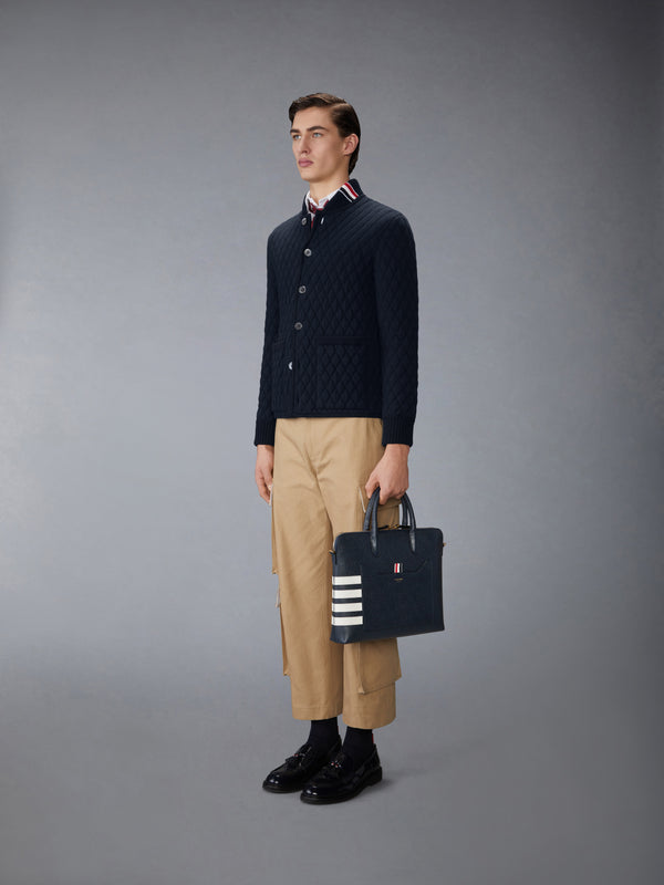 PEBBLE GRAIN 4-BAR SLIM BRIEFCASE - image 4