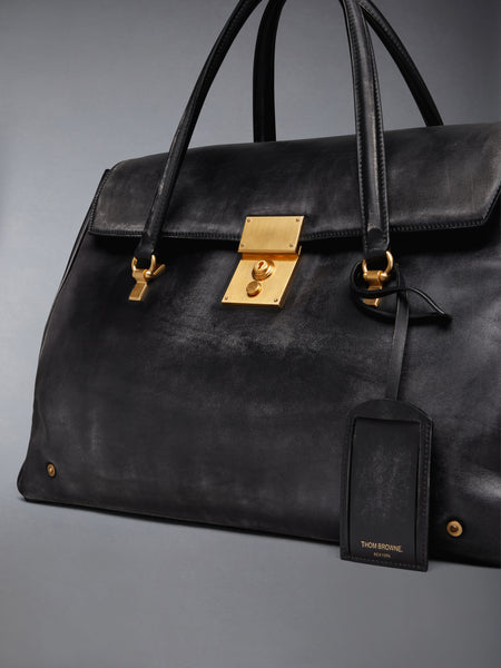 BOLTON WEEKENDER BAG IN DISTRESSED LEATHER