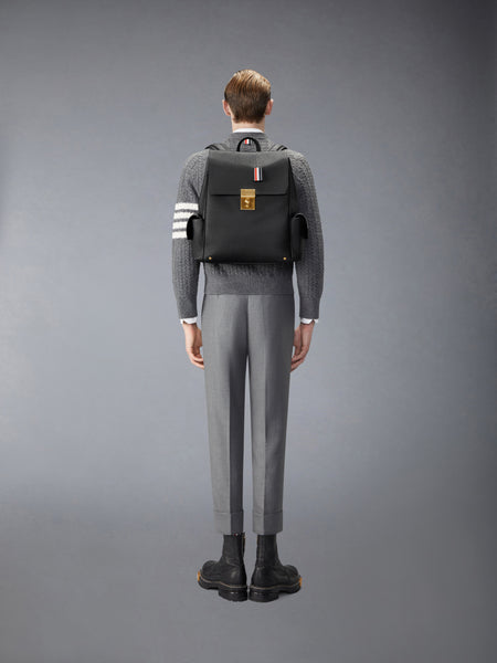 BOLTON BACKPACK IN SOFT PEBBLE GRAIN LEATHER BLACK