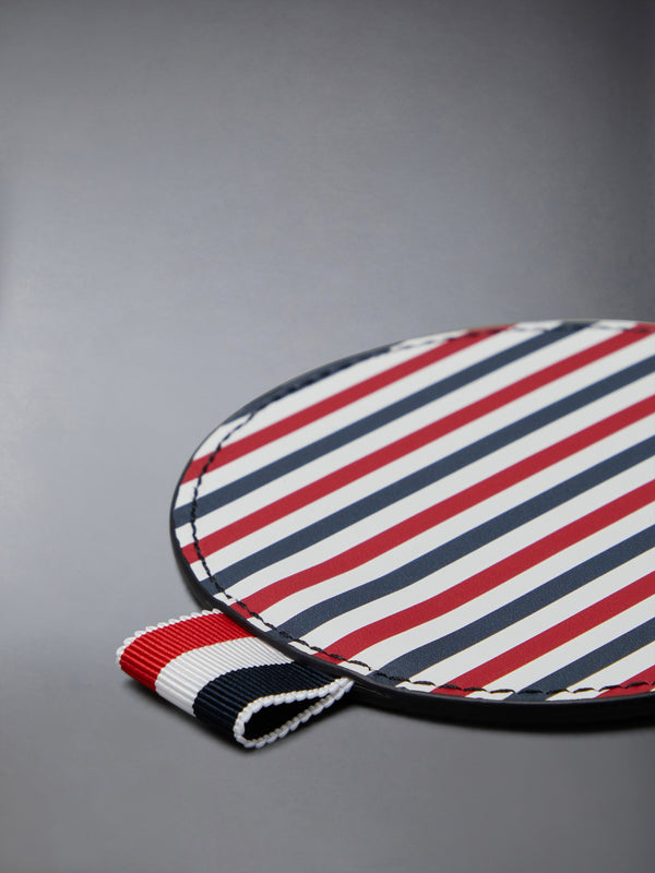 톰브라운 페블 그레인 레더 코스터 MAL036S-00198-001