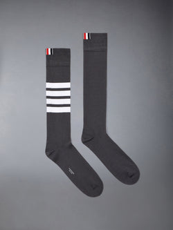 COTTON 4-BAR OVER THE CALF SOCKS