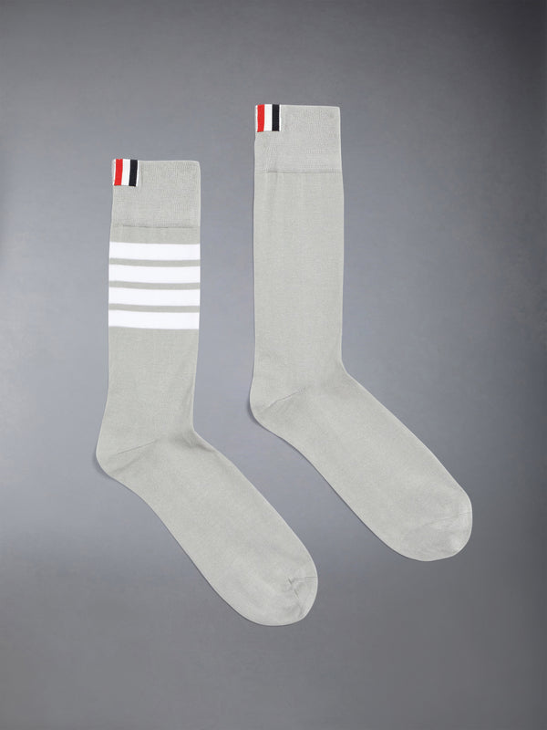 Lightweight Cotton 4-bar Mid Calf Socks - featured image