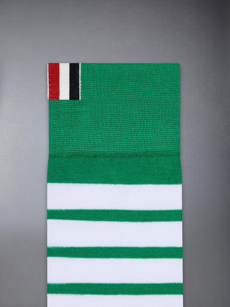 COTTON 4-BAR MID CALF SOCKS