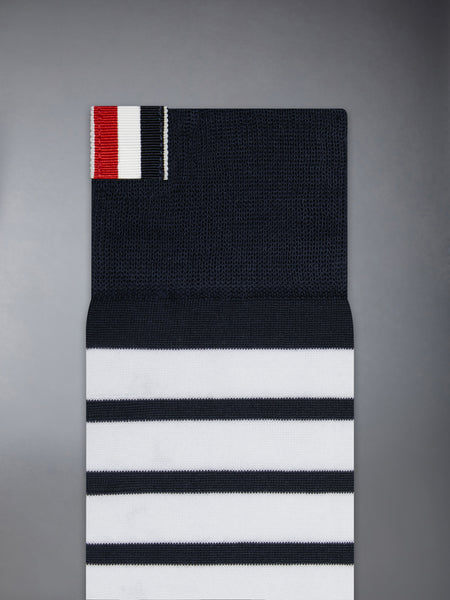 COTTON 4-BAR MID CALF SOCKS