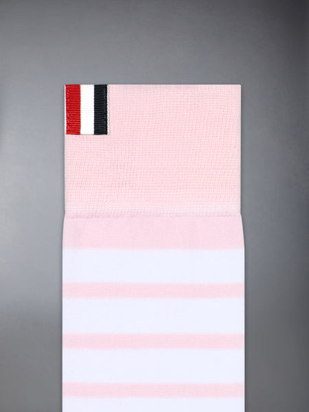 COTTON 4-BAR MID CALF SOCKS
