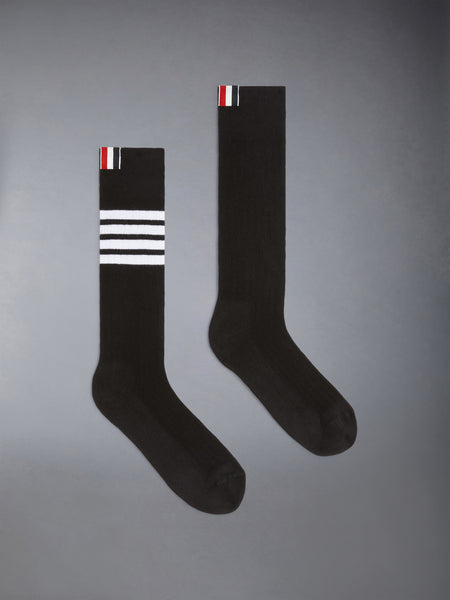 COTTON 4-BAR ATHLETIC MID CALF SOCKS