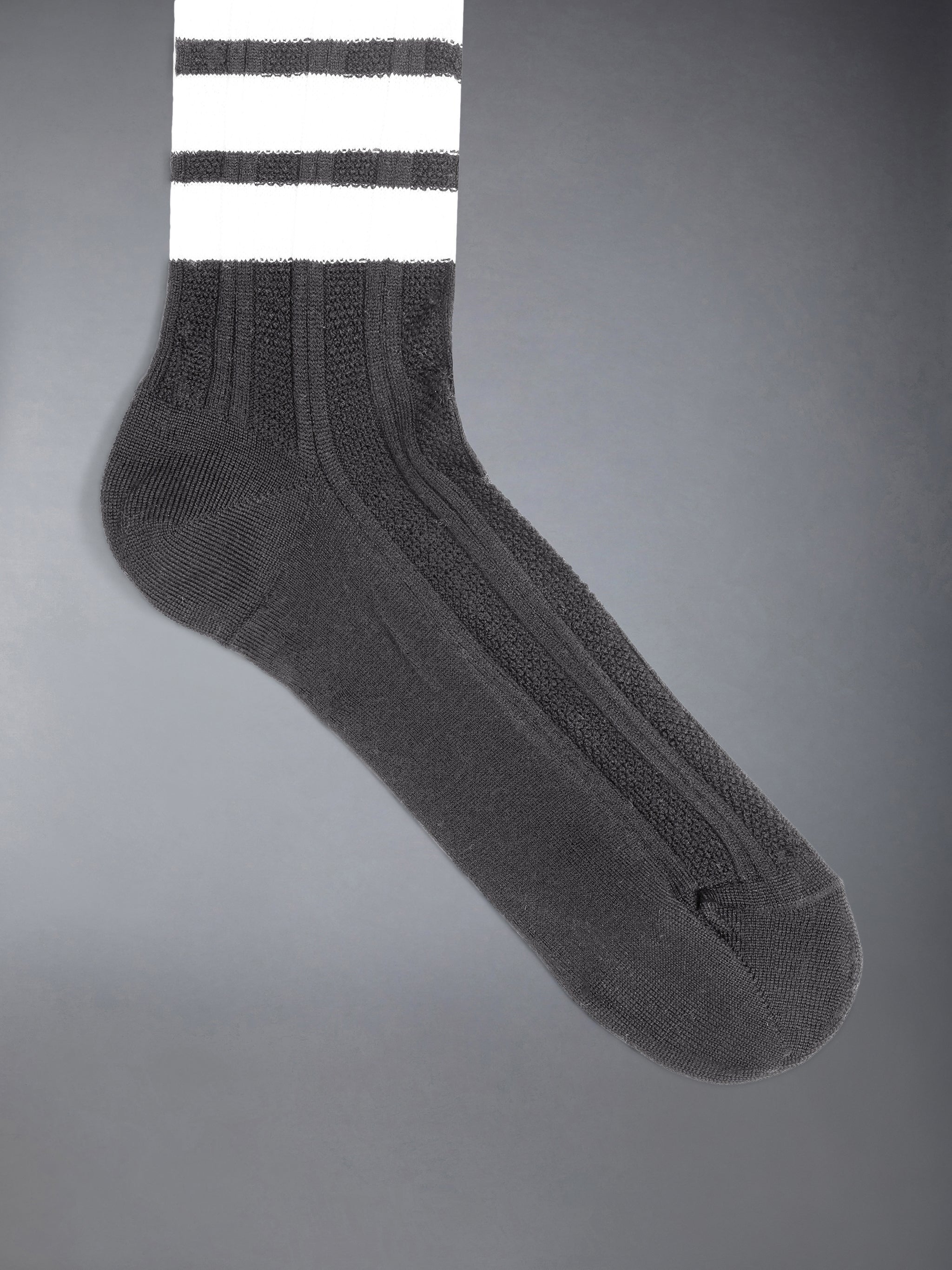 Washable Merino 4 Bar Mid Calf Socks | Thom Browne