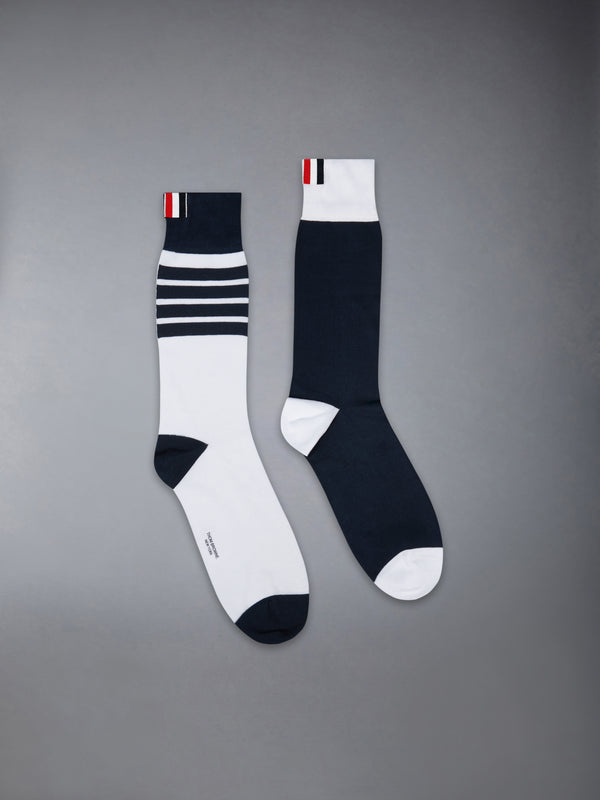 FUN MIX CLASSIC 4-BAR MID CALF SOCKS - featured image
