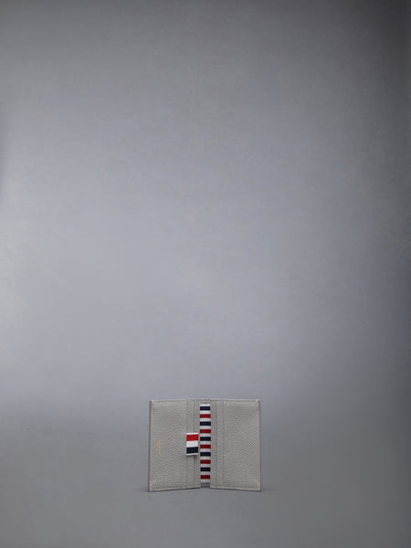 PEBBLE GRAIN LEATHER DOUBLE CARD HOLDER