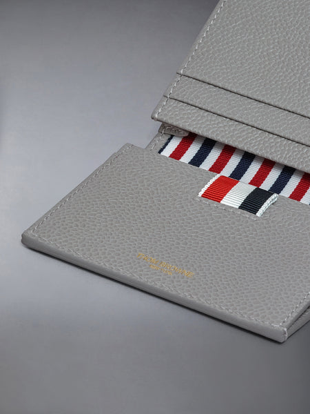 PEBBLE GRAIN DOUBLE CARD HOLDER