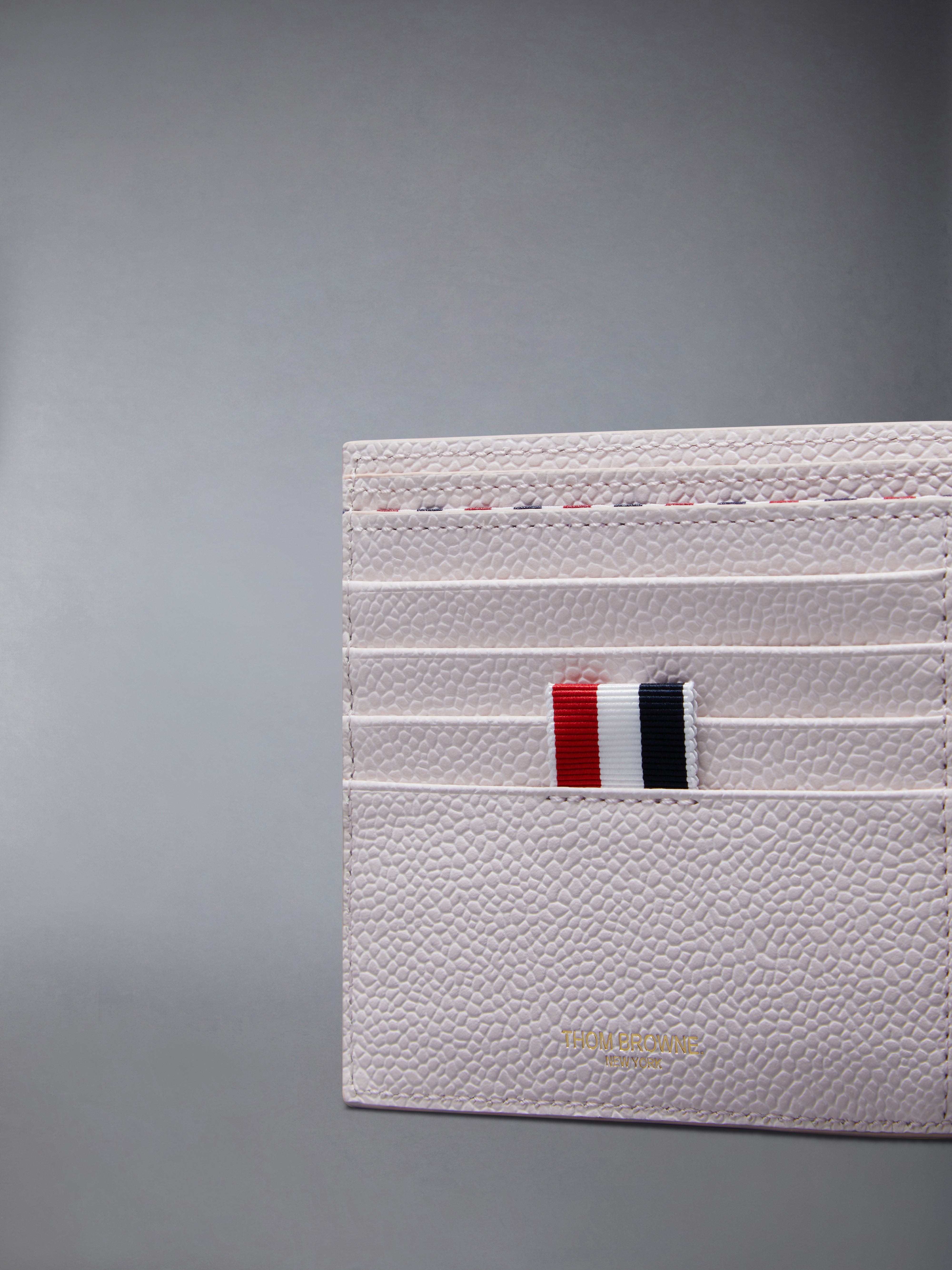折りたたみ財布 THOM BROWNE BILLFOLD IN PEBBLE GRAIN LEATHER Brand New Thom Browne Billfold Wallet w/ Coin Compartment in