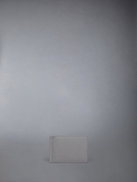 ペブルグレイン クリップ付き ウォレット ライト グレー