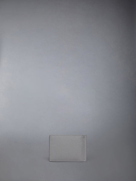 ペブルグレイン クリップ付き ウォレット ライト グレー