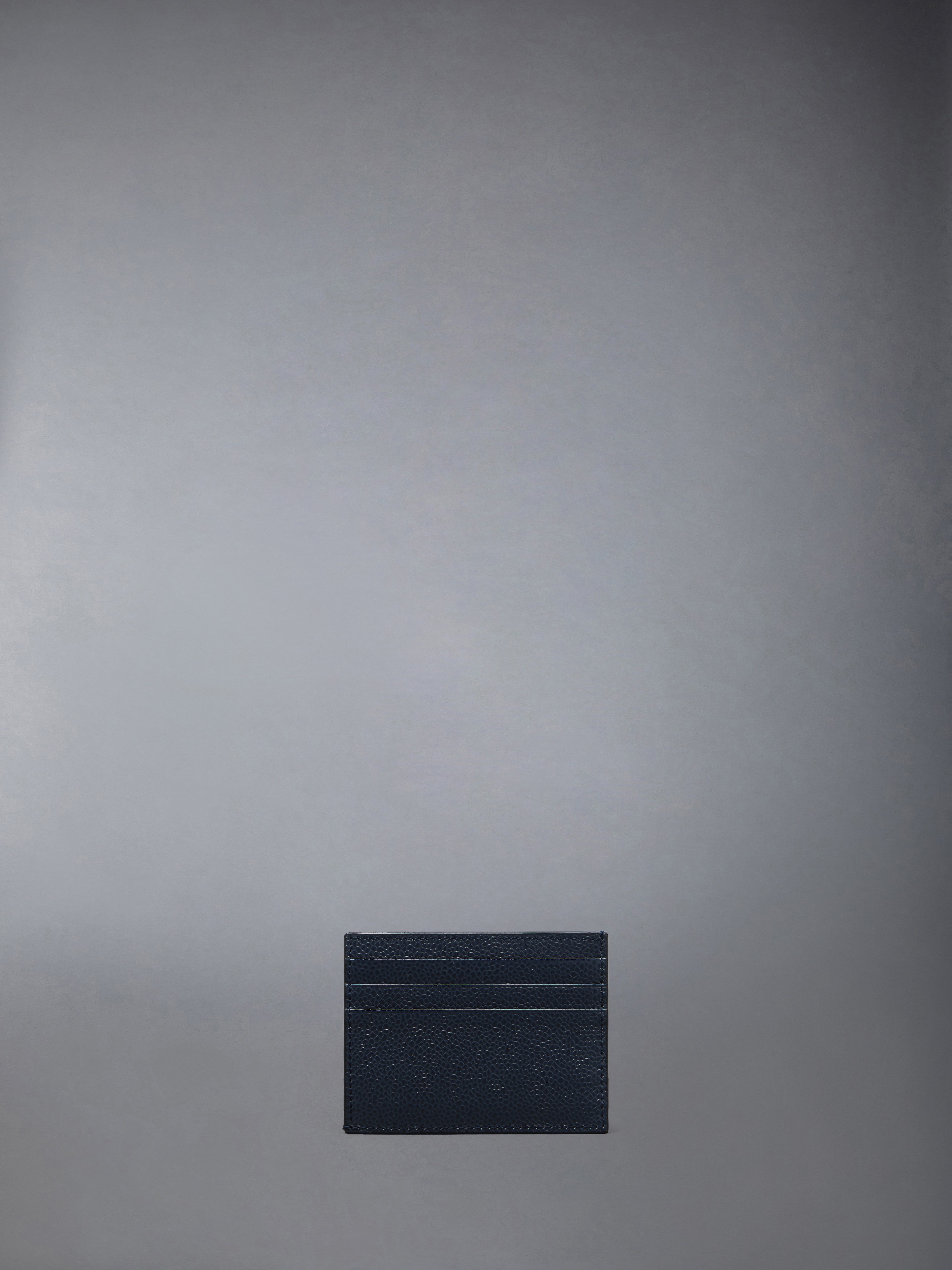 【THOM BROWNE】◆RWB Tab Pebble Grain Fold Card Wallet◆ THOM BROWNE】◇RWB Tab Pebble Grain Fold Card Wallet◇