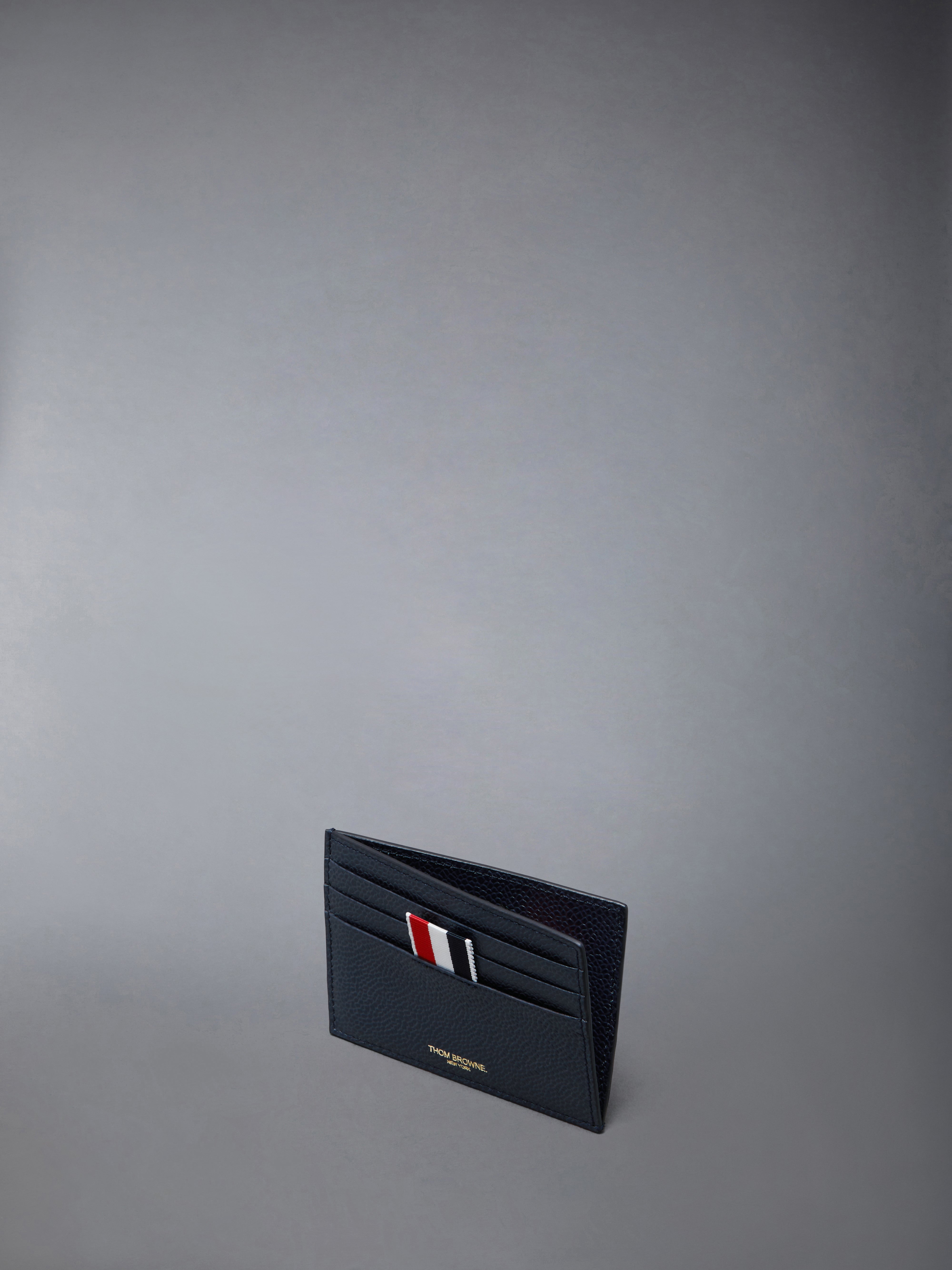 ✨未使用✨　THOM BROWNE カード入れ　二つ折り　ストライプ　金印字　黒 ウィメンズ財布 | Thom Browne