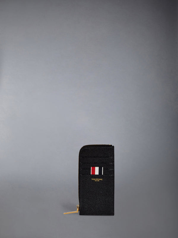 PEBBLE GRAIN HALF ZIP AROUND WALLET - featured image