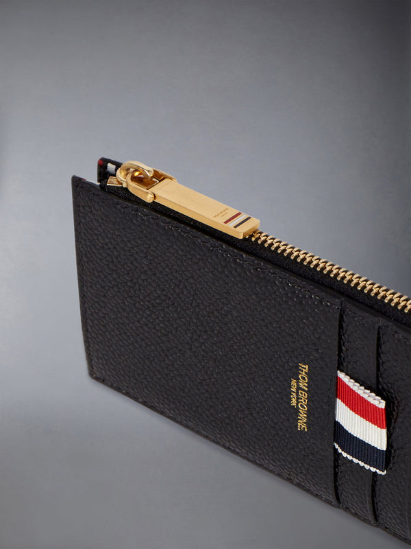 PEBBLE GRAIN HALF ZIP AROUND WALLET - image 3