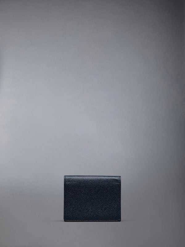 Double Card Holder W/ Open Pocket in Pebble Grain Leather - image 2