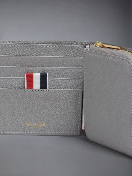 PEBBLE GRAIN BIFOLD COIN PURSE