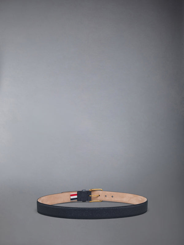 PEBBLE GRAIN LEATHER 4-BAR CLASSIC BELT - image 3