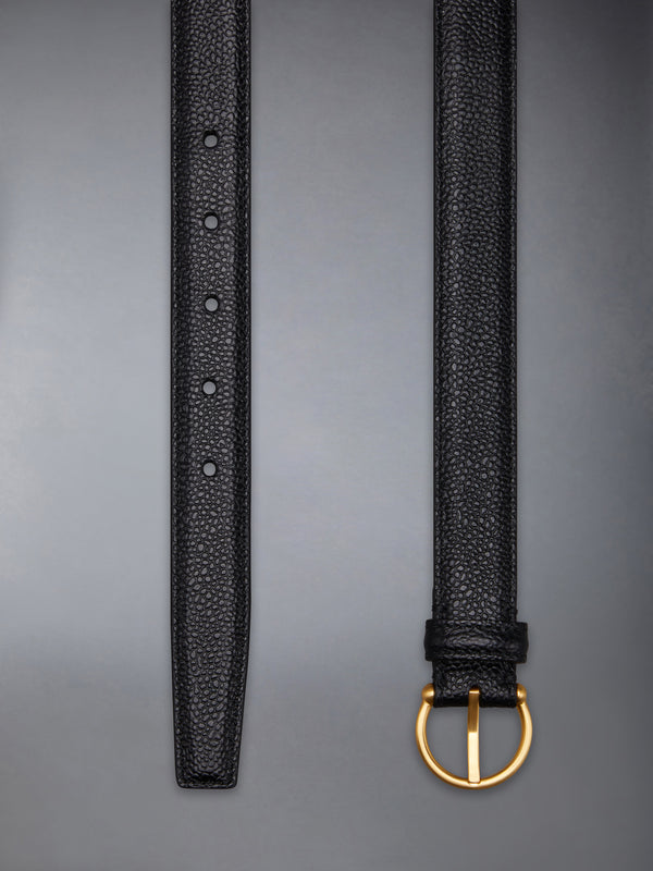 PEBBLE GRAIN ROUND BUCKLE BELT - image 3