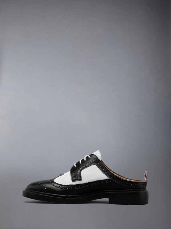 BOX CALF RUBBER SOLE LONGWING BROGUE MULE - image 3