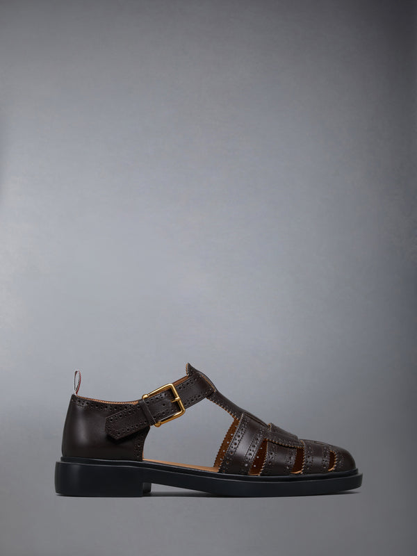 CLASSIC CALF LEATHER FISHERMAN SANDAL - featured image