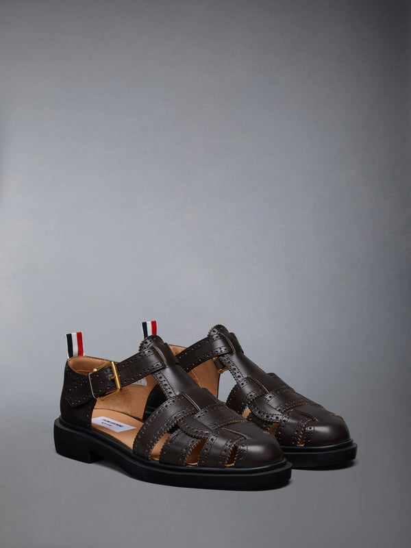 CLASSIC CALF LEATHER FISHERMAN SANDAL - image 2