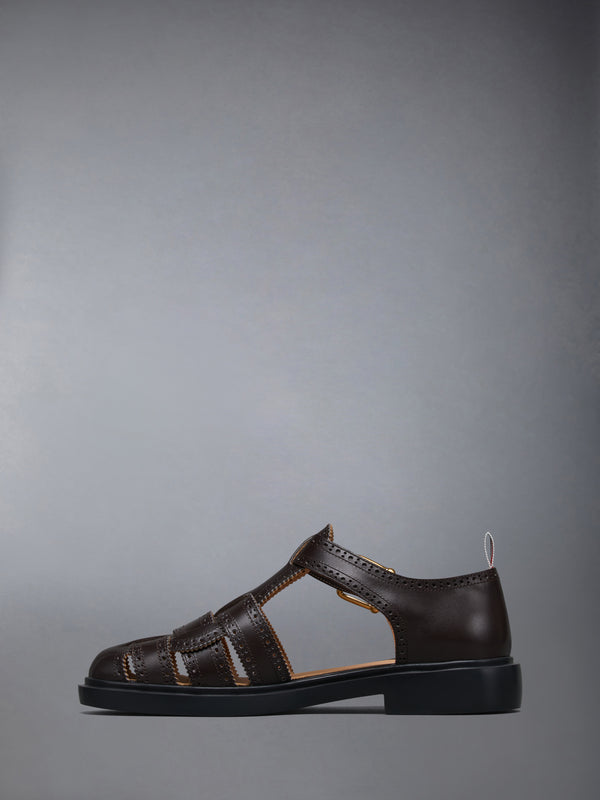 CLASSIC CALF LEATHER FISHERMAN SANDAL - image 3