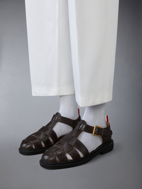 CLASSIC CALF LEATHER FISHERMAN SANDAL - image 4