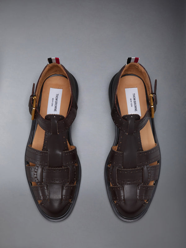 CLASSIC CALF LEATHER FISHERMAN SANDAL - image 5