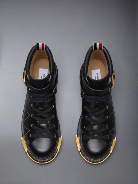 비텔로 카프 하이킹 솔 부츠 블랙