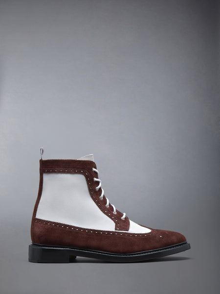 CALF SUEDE LONGWING BOOT